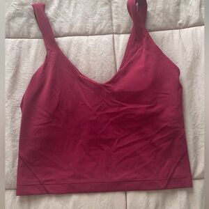 Cranberry lululemon align tank